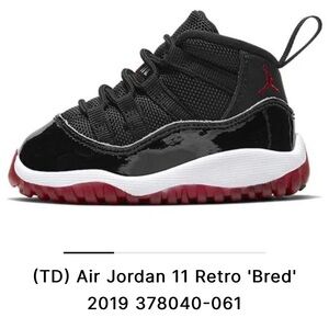Jordan Retro 11 “Bred” Sneaker Kids - SZ 8c